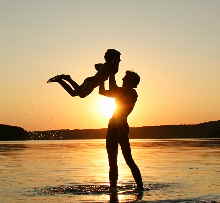 dad and son